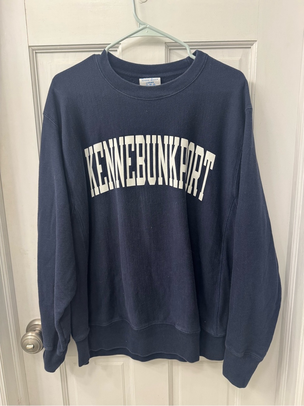 Kennebunkport Maine Navy Crewneck Sweatshirt - Champion